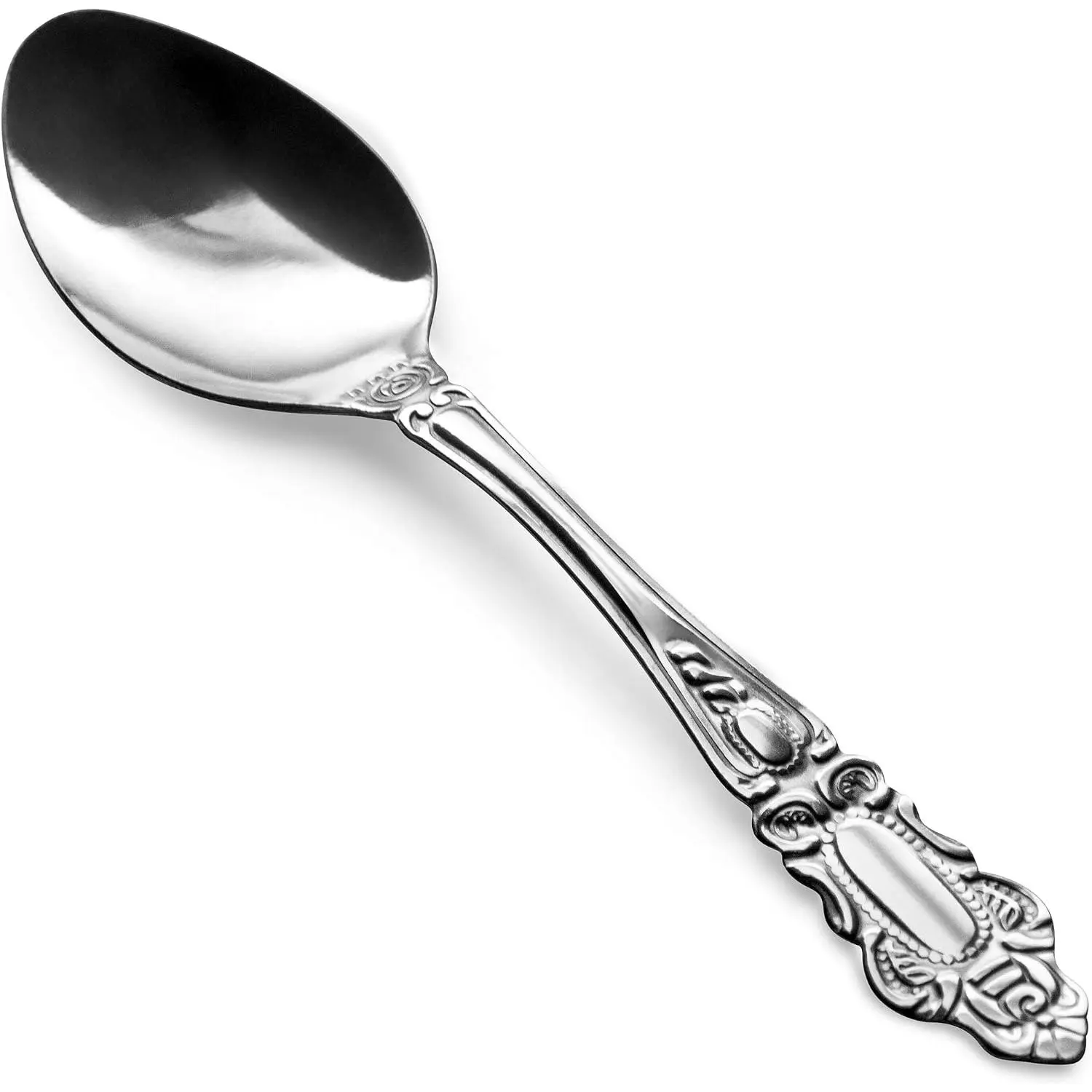 12 count Teapoons,  Grade Stainless Steel Teaspoons, 5.5 inches, Flatware for , Restaurant, Dishwasher Safe. (12 Pack)
