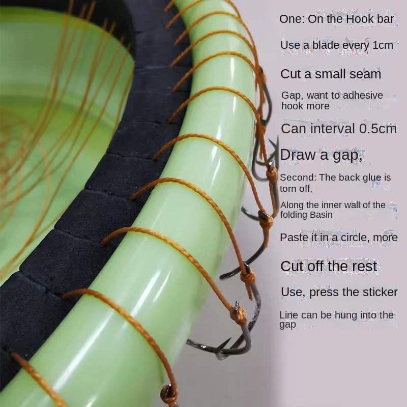 Fishing, fishing line hook, longline hook, string hook, longline fishing hook, complete set of line fishing hooks, 150 meters with 100 fishing hooks