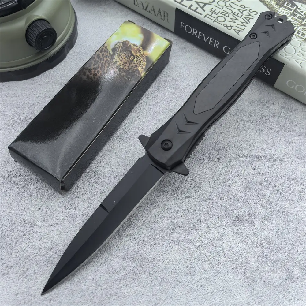 New Folding Knife 3cr13 Steel Blade, Abs+c Fiber Handle, Ideal for Outdoor Hiking Fishing, Camping Knives, Collectible Gift, Durable Design