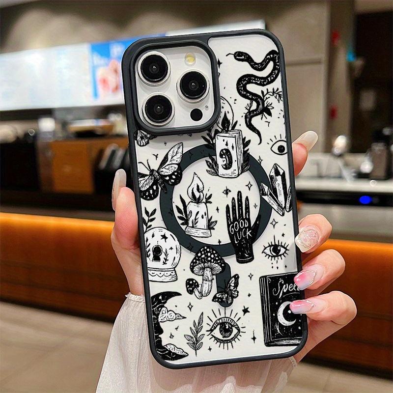 Mystical Witchy MagSafe Phone Case for iPhone 17/ 16/15/17/14 13/12 Pro Max/Plus/Pro Black/White TPU Edge Transparent Crystal Protection Casing. - TikTok Shop Mystical Witchy MagSafe Phone Case for iPhone 17/ 16/15/17/14 13/12 Pro Max/Plus/Pro Black/White TPU Edge Transparent Crystal Protection Casing. - TikTok Shop