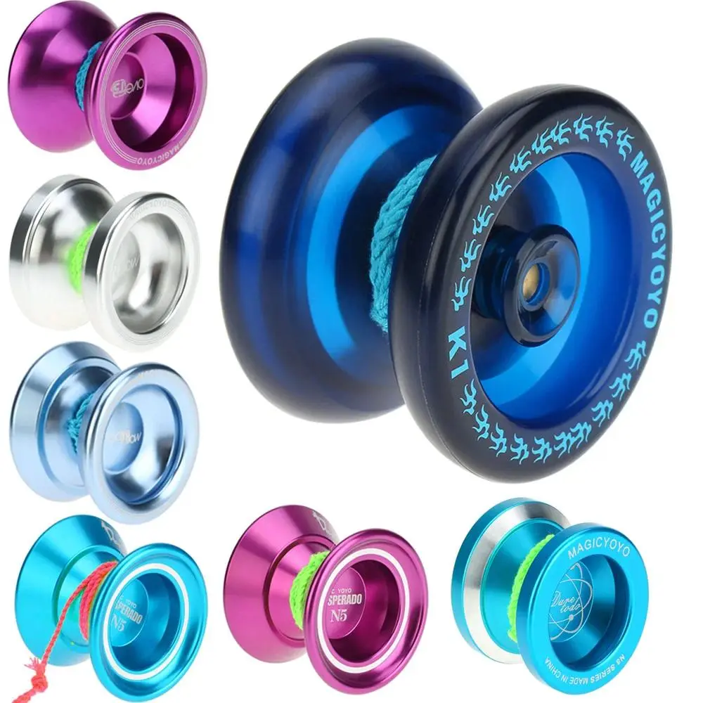 Professional Magic Yoyo K1 Spin ABS Yoyo 8 Ball KK Bearing with Spinning String for Kids fidget