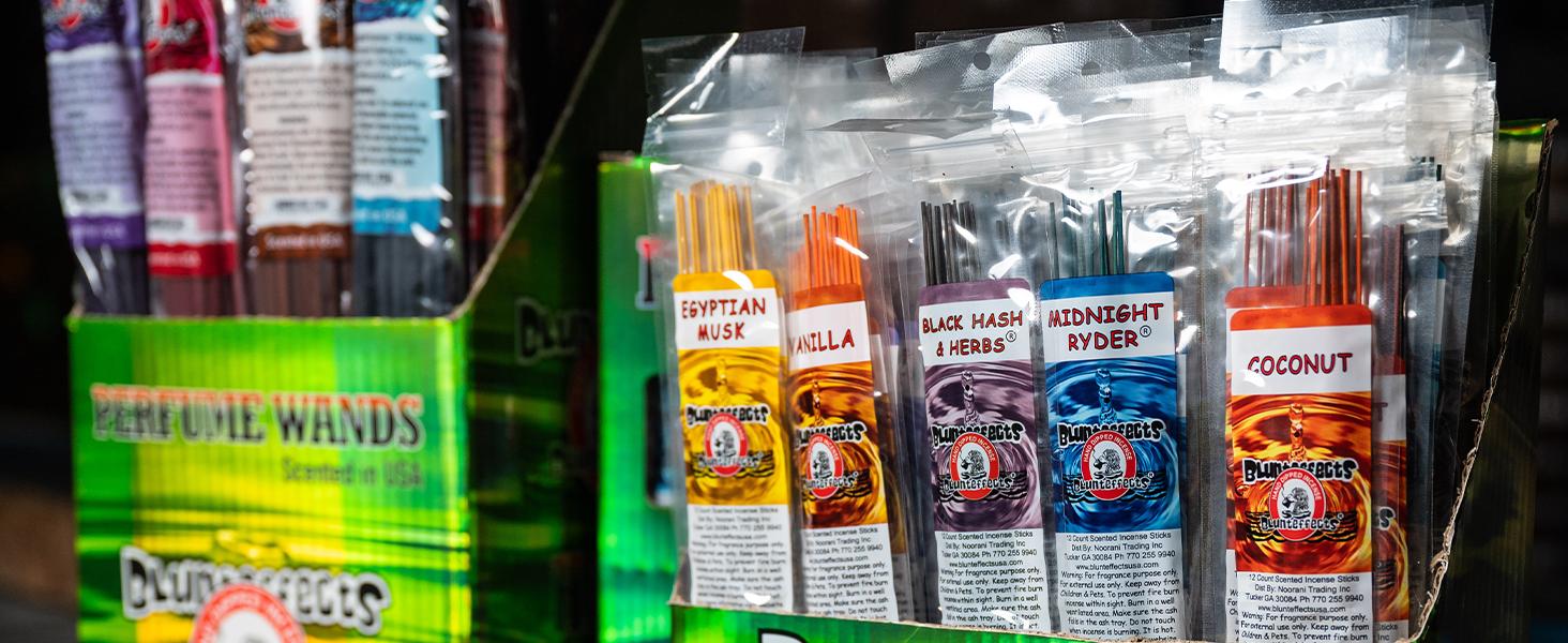 Hand-Dipped Incense Sticks - Premium 144-Pack Variety Set, 12 Different Scents, 11" Long, USA-Made Aromatherapy with Long Burn Time (12 Pack, 144 Total Sti