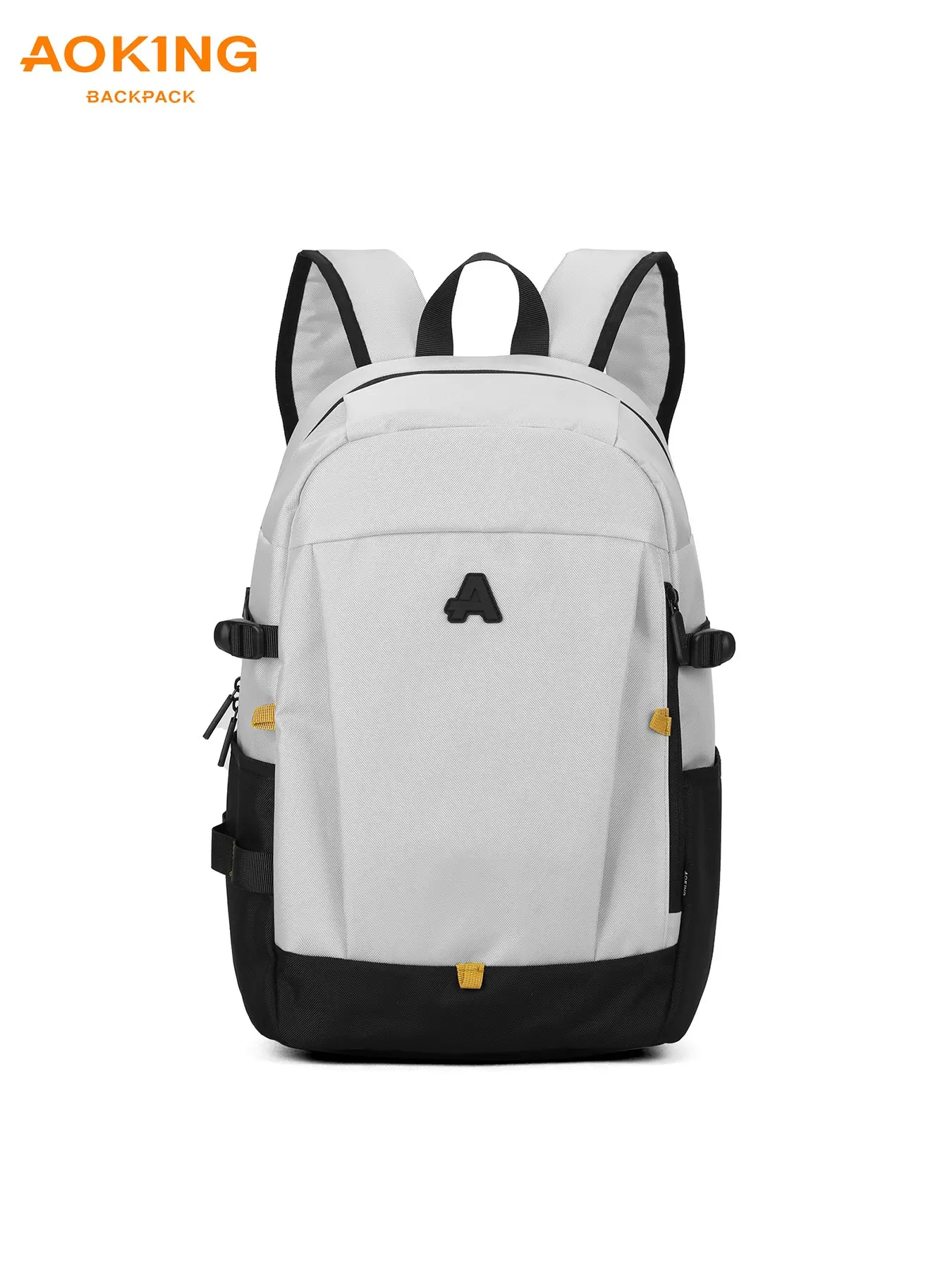 Aoking Korean Style Simple Backpack, Large Capacity Book Bag, Unisex College Student Bag, Lightweight 16 Inch Laptop Travel Commute Backpack