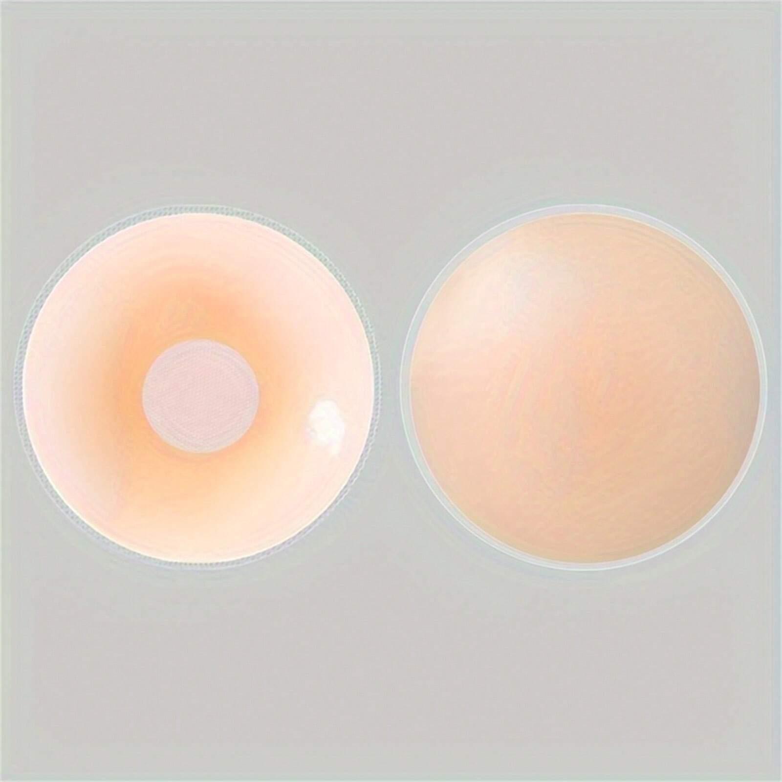 Reusable Seamless Silicone Nipple Covers - Invisible, Self-Adhesive, Anti-Convex Breast Patches For Women - Comfortable, Breathable, And Easy To Clean Bra Accessories(2/10pcs)