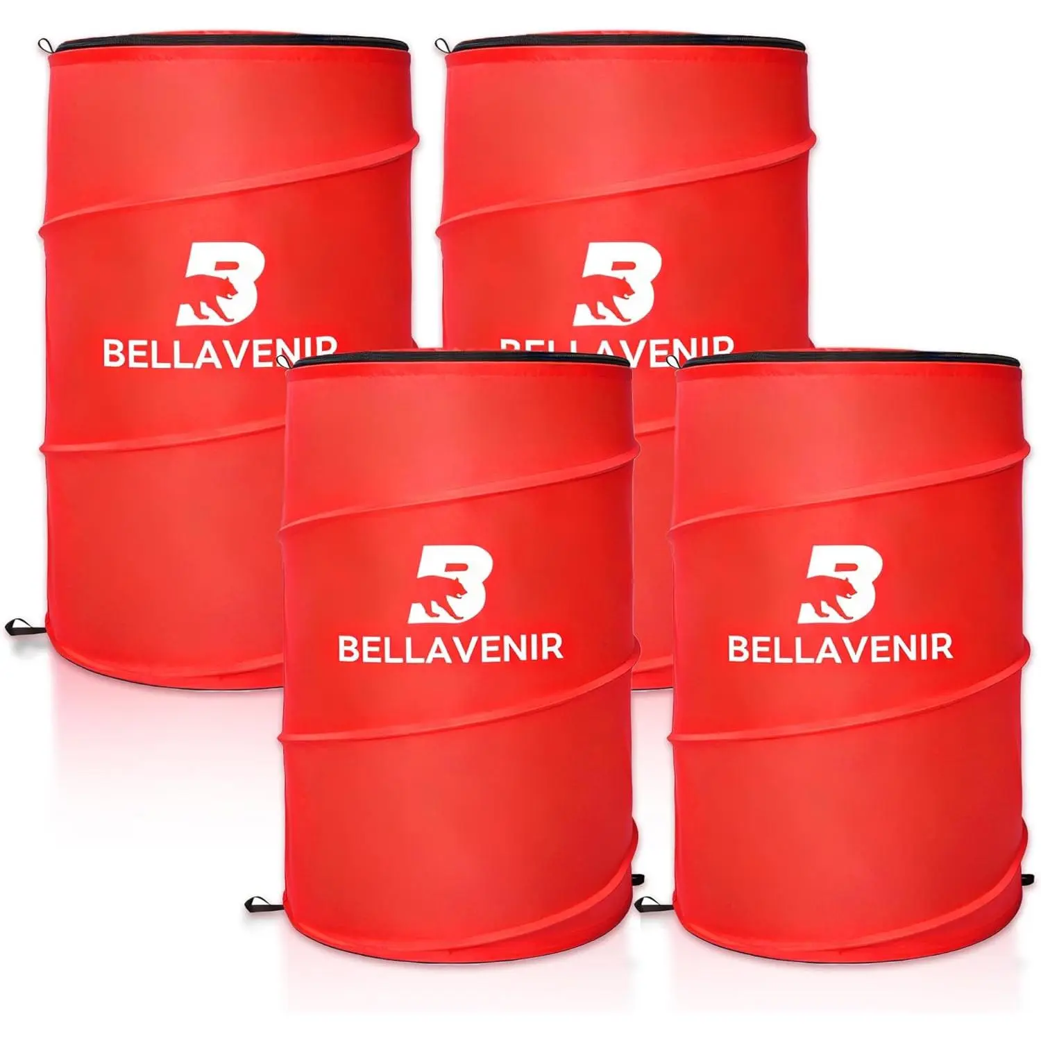 BELLAVENIR 4-Pack Pop Up Defender Dummy, Portable Foldable Training Gear for Basketball, Football Blocking Drills