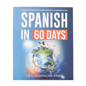 60-Day Spanish Learning Workbook, Language Learning Workbook, Beginner Level, Master Daily Conversations, Quick Self-Study Guide for Adults and Teens