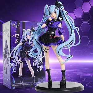 Anime Hatsune Miku Gothic Lolita Style Action Fairy Mirror Sleeping Beauty Action Fairy Winter Cherry igure PVC Doll Model Toys