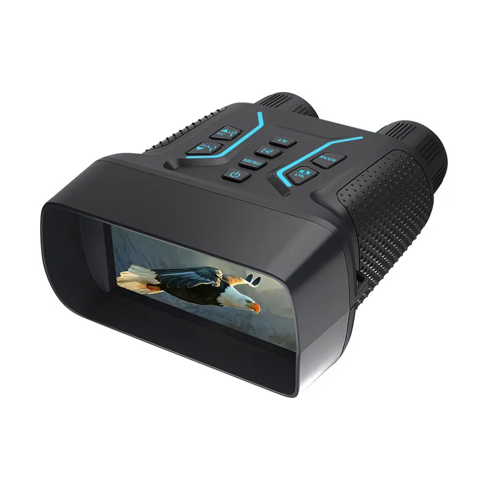 NV2183 Digital Night Vision Binoculars | 4K Video Recording, 400M Full Dark Night Vision, 8X Digital Zoom, 4.5” HD Screen, 4500mAh Battery for Hunting, Wildlife, Camping & Night Fishing, Tf Card, Lcd Display