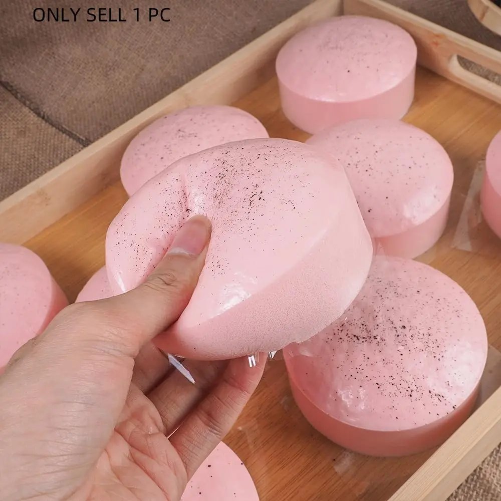 Sticky Bread Squishy Toy, Bao Bun Squishy, Super Soft Slow Rising Squishy Toast, Foam Stress Relief Toy for Adults, Cute Food Squishies for Desk Decor