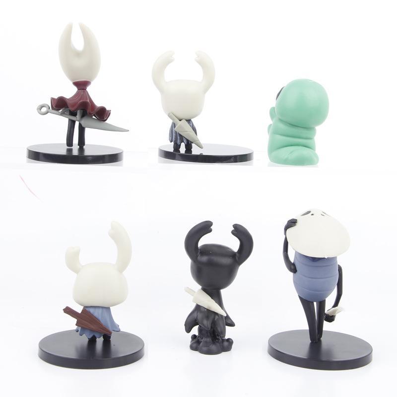 6pcs/set Hollow Knight Action Figure PVC Doll Game Anime Collection Model Toys