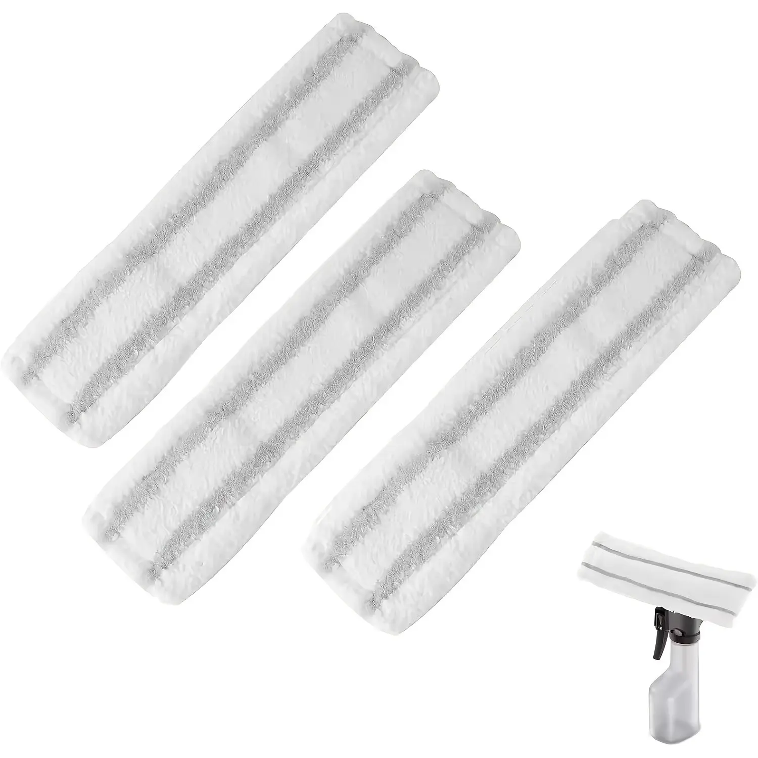 3pcs Professional Glass Wipe Cloths for Wv1 Wv50 Wv75 Models, Reusable Cleaning Supplies, Durable Replacement Accessories