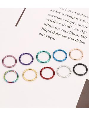 BESTEEL 10 Pcs 16G 18G Hinged Clicker Nose Rings Helix Cartilage Daith Hoop Earrings for Women Men Jewelry Septum Tragus Sleeper Conch Piercing Earring Set 8-12MM Band Thin BESTEEL 10 Pcs 16G 18G Hinged Clicker Nose Rings Helix Cartilage Daith Hoop Earrings for Women Men Jewelry Septum Tragus Sleeper Conch Piercing Earring Set 8-12MM Band Thin