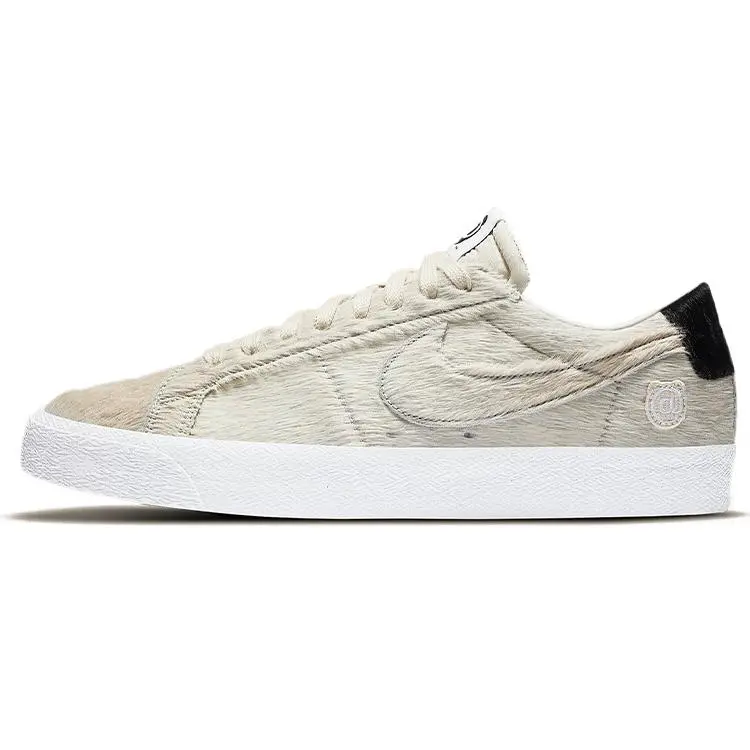 Medicom Toy x Nike Blazer QS Be@rbrick Low-Top Sneakers for Men and Women, Off-White Verifiable, with credentials and supporting global authentication