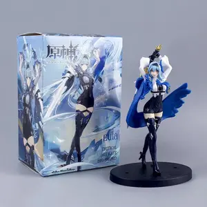 18cm Eula Figure Genshin Impact PVC Action Figure Anime Cute Girl Klee Paimon Eula Figurine Hu Tao Collect Model Toy Doll Gift