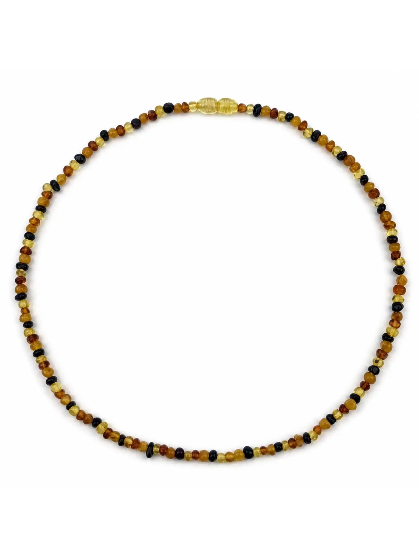 Natural Baltic Amber Necklace, 52cm 4mm Lightweight, Handmade Unique Irregular Beads, Daily Wear Jewelry for Women