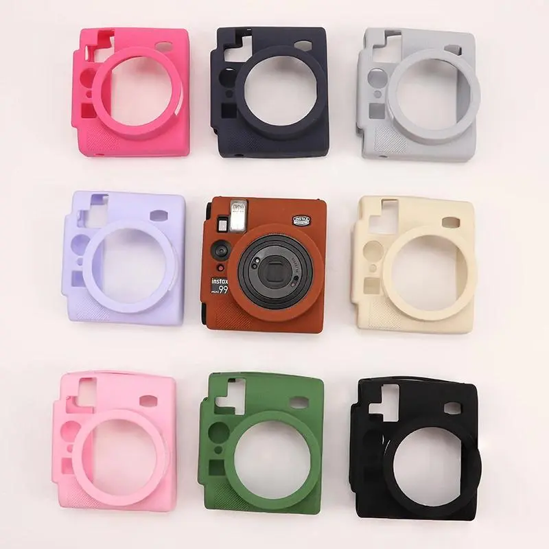 Camera Bag for Fujifilm Instax Mini 99 Camera Silicone Protective Case Lens Cover Soft Shell Scratch and Drop Resistant