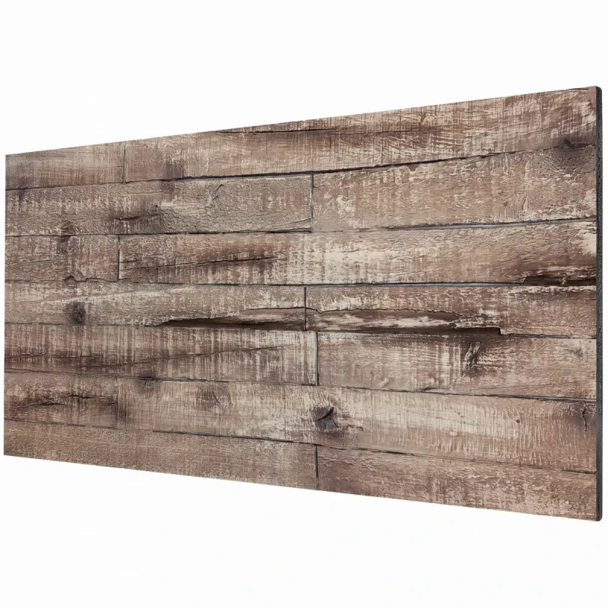 8-Pack 3D Faux Wood Polyurethane Wall Panels for Interior & Exterior Accent Walls