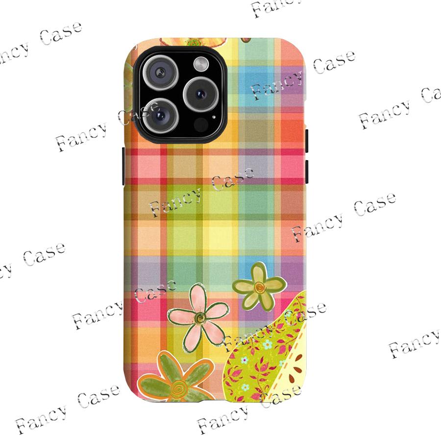 Y-Vintage Plaid & Star Phone Case | Aesthetic Y2K Summer Case,Having ...