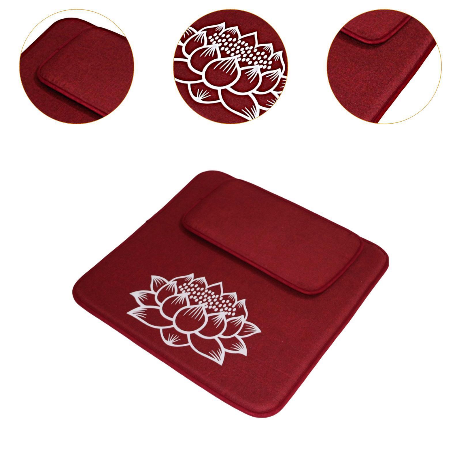 Yoga Seating Chair Cushion Square Meditation Cushion Seat Floor Pillow Set for Bedroom Board Game Drinking Living Room Adults