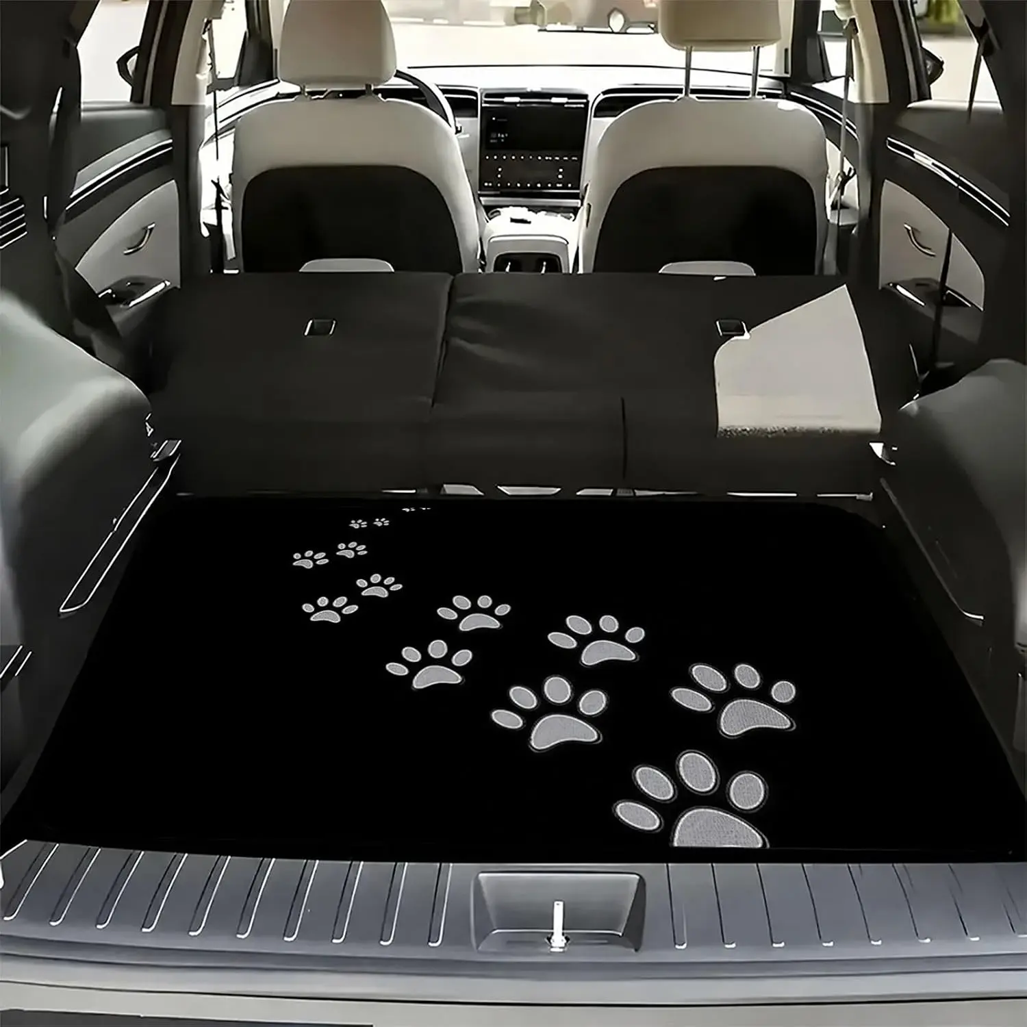 Universal Car Trunk Mat 30" x 40" - Durable Vehicle Liner, Waterproof Non-Slip Car Floor Mat for Daily Driving, Travel & Outdoor Adventures, Keeps Your Car Clean and Organized