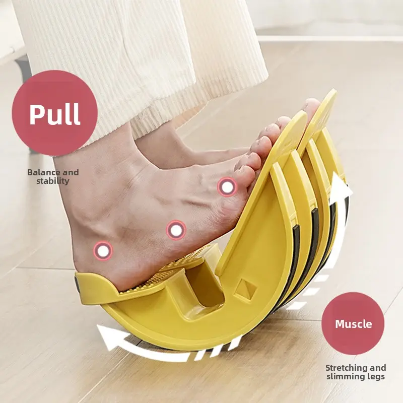 Stretching wheel dorsiflexion limited ankle joint hook achilles tendon plantar fascia ankle rehabilitation training
