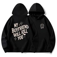 my bf Black hoodie