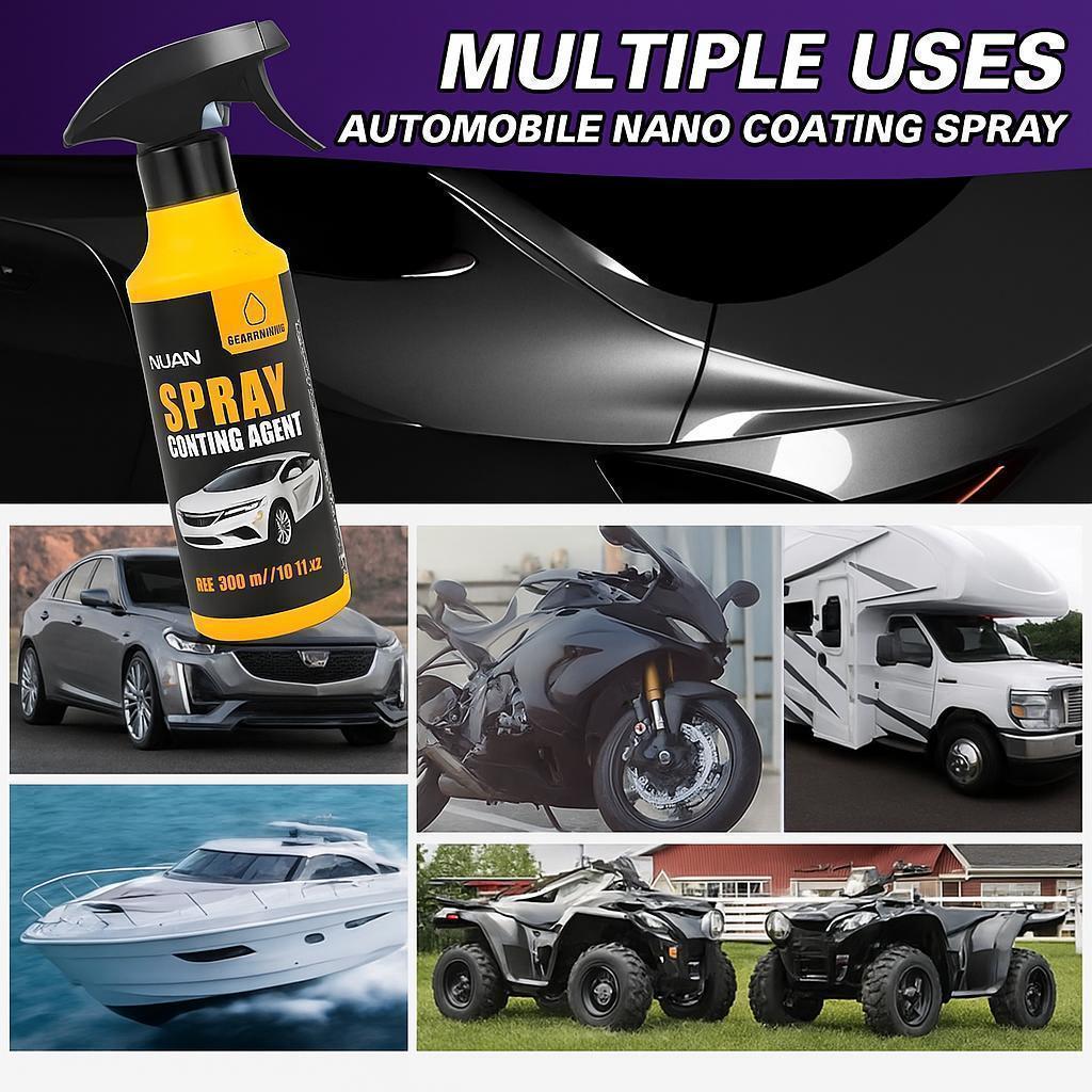 NUAN nano car coating spray-Professional spray coating with superior water beading & UV defense.