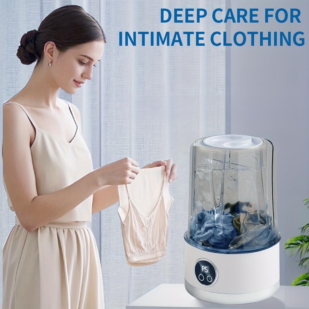 33.81oz Mini Washing Machine, USB Wireless Portable Underwear Laundry Cup, No Plug Required, 5-Minute Rapid Wash, Underwear-Specific, Convenient For Business Trips