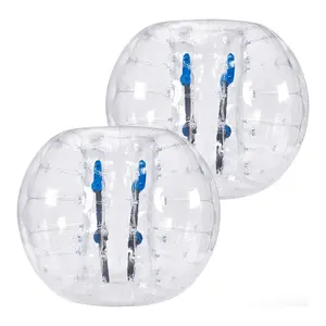 VEVOR Inflatable Bumper Balls 2-Pack, 4FT/1.2M Body Sumo Zorb Balls for Teen & Adult, 0.8mm Thick PVC Human Hamster Bubble Balls for Outdoor Team Gaming Play, Bumper Bopper Toys for Garden, Yard, Par