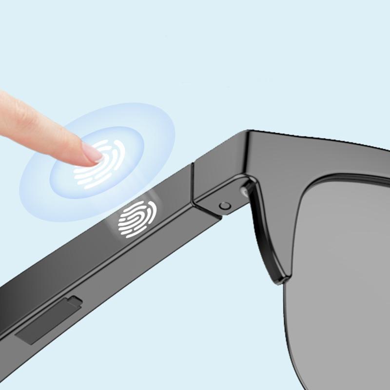 Smart Glasses with Wireless Earbuds for Music and Calls, Creative Bluetooth-compatible Sports Sunglasses, Multifunctional Smart Glasses, Multifunctional Audio Sunglasses, Perfect Sunscreen Gift