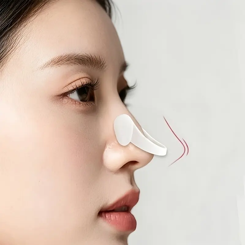 3pcs Sleep Memory Nose Bridge Elevator Trainer, Facial Nose Training Tool, Elastic, Suitable for All Nose Types, Unisex, Non-Slip, Day-Night Use