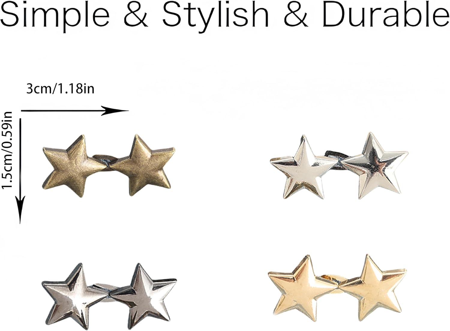 Pant  Tightener, 8 Sets Adjustable Pentacle Button for Jeans,  Removable Jean Buttons for Loose Jeans, No Sewing Required Pant Clips for  Tightener, Button Pins for Pants