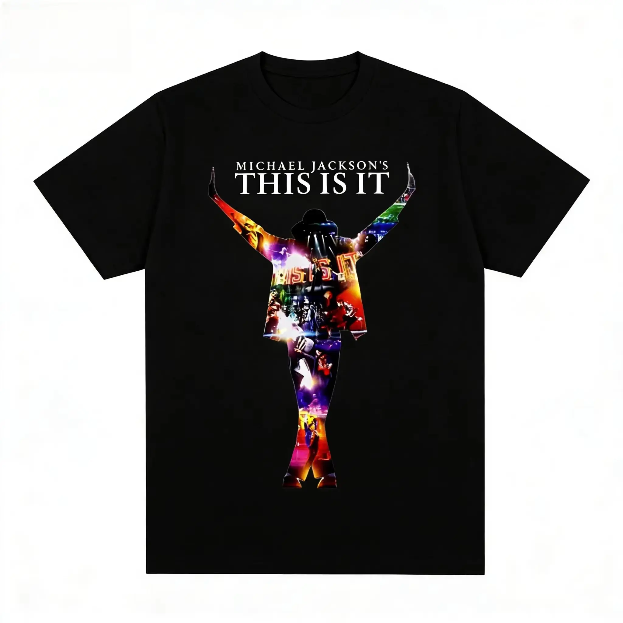 Michael Jackson This Is It Vintage T-shirt Unisex Singer Cotton Men T Shirt New Tee T Shirt Women's Tops 2026 Summer New Fashion