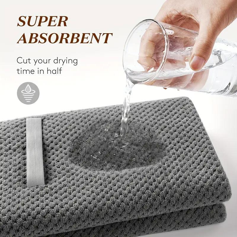 Hair Drying Towel Wrap, 1 Count Quick Absorption Lightweight Hair Towel Wrap, Hair Care Accessory for Home & Travel