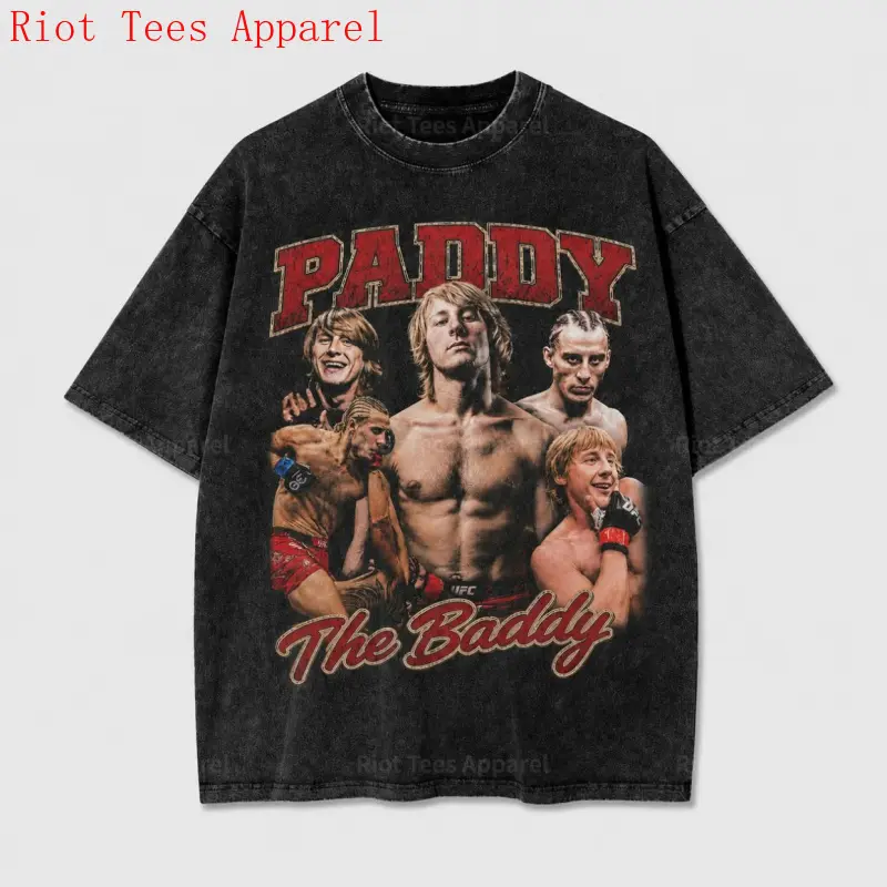 The Baddy Paddy Pimblett Vintage T-Shirt, 90s Style MMA Fighter Graphic Tee, Retro Fight Fan Apparel Gift, Gift For Him And Her
