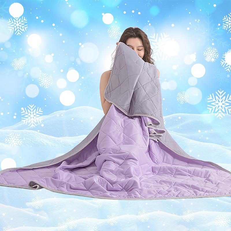 Cooling Lightweight Cozy Blanket, Soft Comfortable Breathable Lightweight Cooling Blanket, Machine Washable Summer Cooling Blanket for Hot Sleepers, Soft Winter Blanket, Bedding for Home Bedroom, Living Room, Summer Blankets, Soft Comfy Blanket
