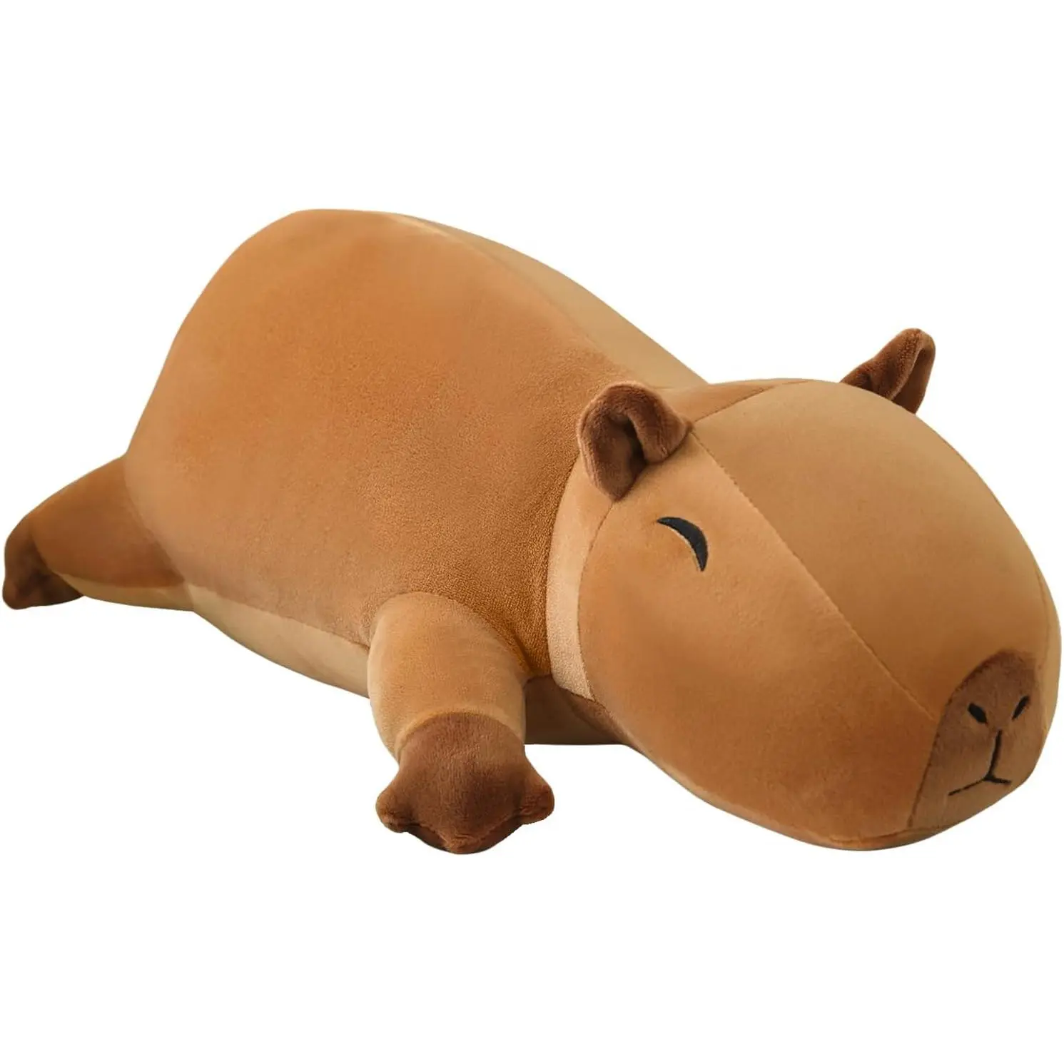 Weighted Capybara Plush, Weighted Capybara Stuffed Animal, Cute Plushies Soft Pillow Toy Gift for Kids Adults 9.8 Inch, 0.8 Lbs