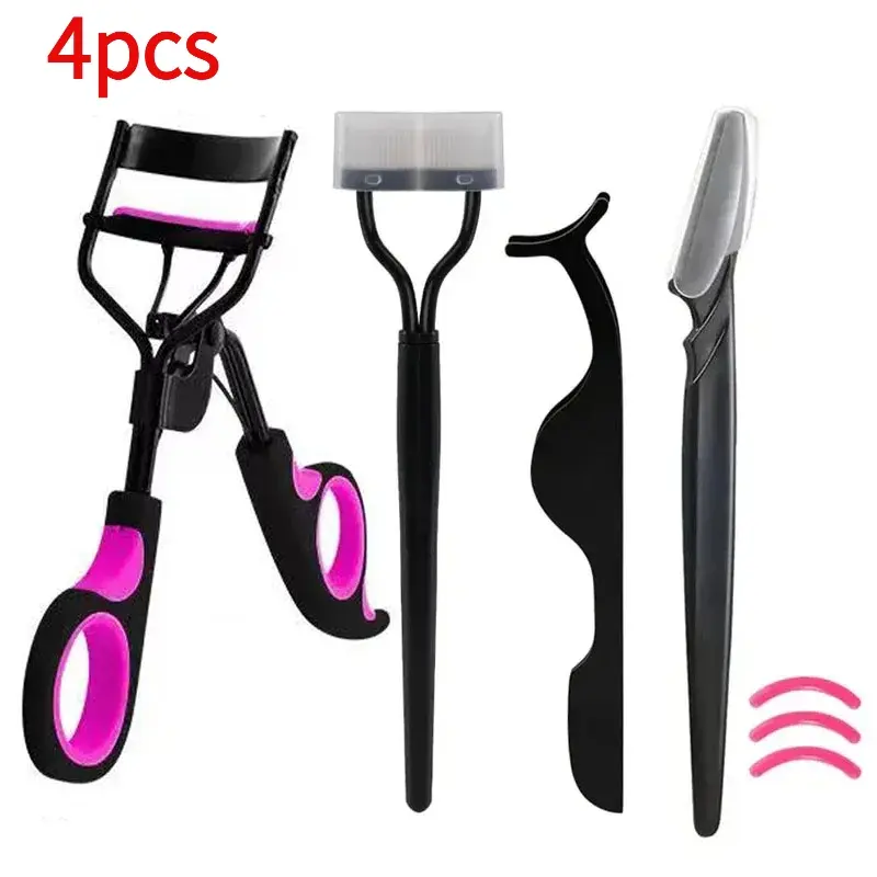 4-piece women's eyelash curler, Curling Lashes, eyelash curler, eyelash lifting tool, beauty eyelash makeup tool set, cosmetics makeup accessories