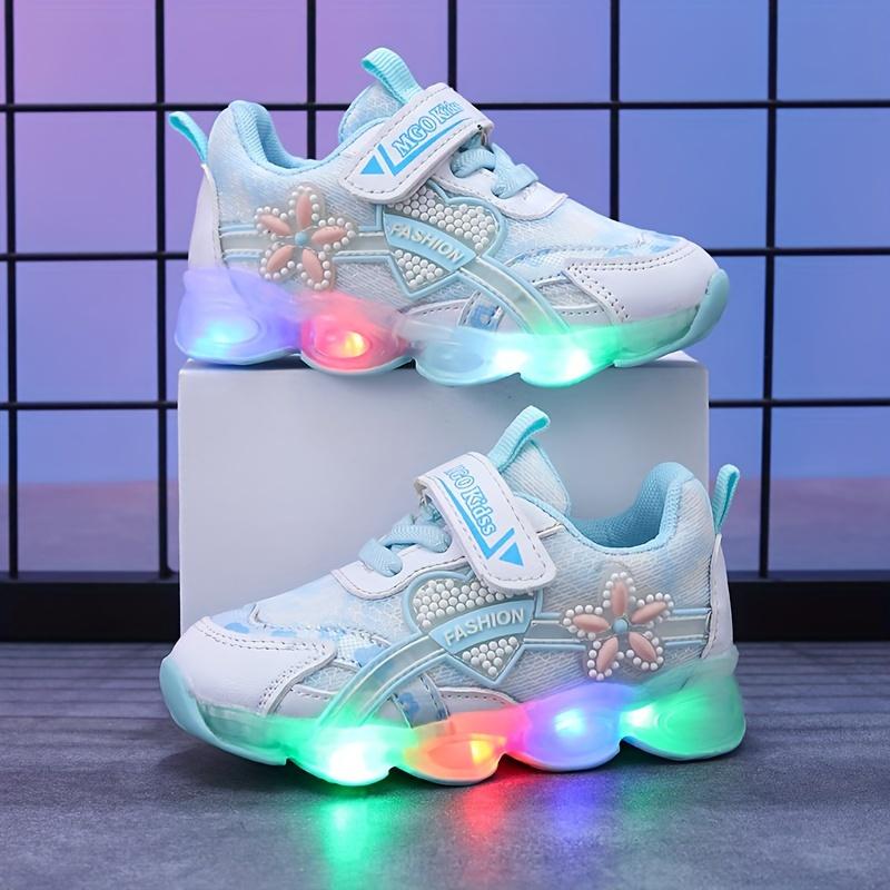 SHUJUAN Spring Girls' Light up Shoes Youngsters's Mesh Breathable Love Shoes Flower Light up Sports Shoes 1-6 Year Old Princess Shoes with Light up Luminous Girls' Sports Shoes Mesh Breathable Spring and Autumn New Youngsters Shoes Girls' Casual Lu SHUJUAN Spring Girls' Light up Shoes Youngsters's Mesh Breathable Love Shoes Flower Light up Sports Shoes 1-6 Year Old Princess Shoes with Light up Luminous Girls' Sports Shoes Mesh Breathable Spring and Autumn New Youngsters Shoes Girls' Casual Lu