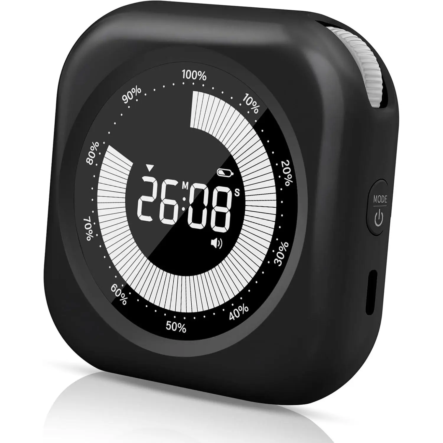 Visual Timer for , Rechargeable 10-Hour Count Up/Down Timer | with 3 Brightness Display, 3 Volume Levels and , Homeschool Study Tool, Large Digital Timers for Kitchen, Classroom