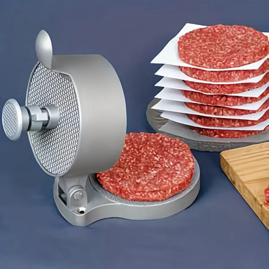 WS---Hamburger Patty Press, Small Hamburger Patty Machine, Home Hamburger Patty Machine, Adjustable Thickness Patty Press, Can Make More Hygienic Homemade Patties