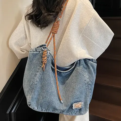 Women's Large Capacity Tote Bag, Casual Versatile Shoulder Bag, Everyday Bag for Daily Commute & Shopping, High-Quality Handbag