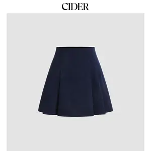 Cider [5 colors, size 0-10] Corduroy Mid Rise Pleated Mini Skirt