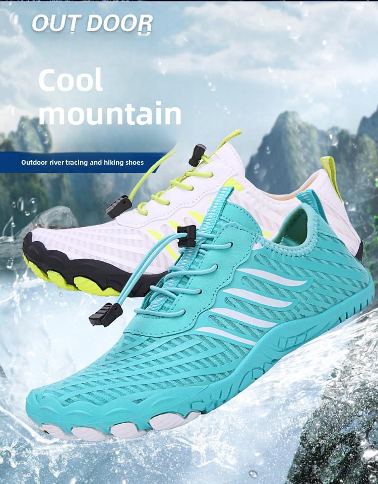 Mesler Water Shoes for Men Women Barefoot Quick-Dry Aqua Sock Outdoor Athletic Sport Shoes Kayaking Boating Hiking Surfing Walking#SpringStatements Greenish
