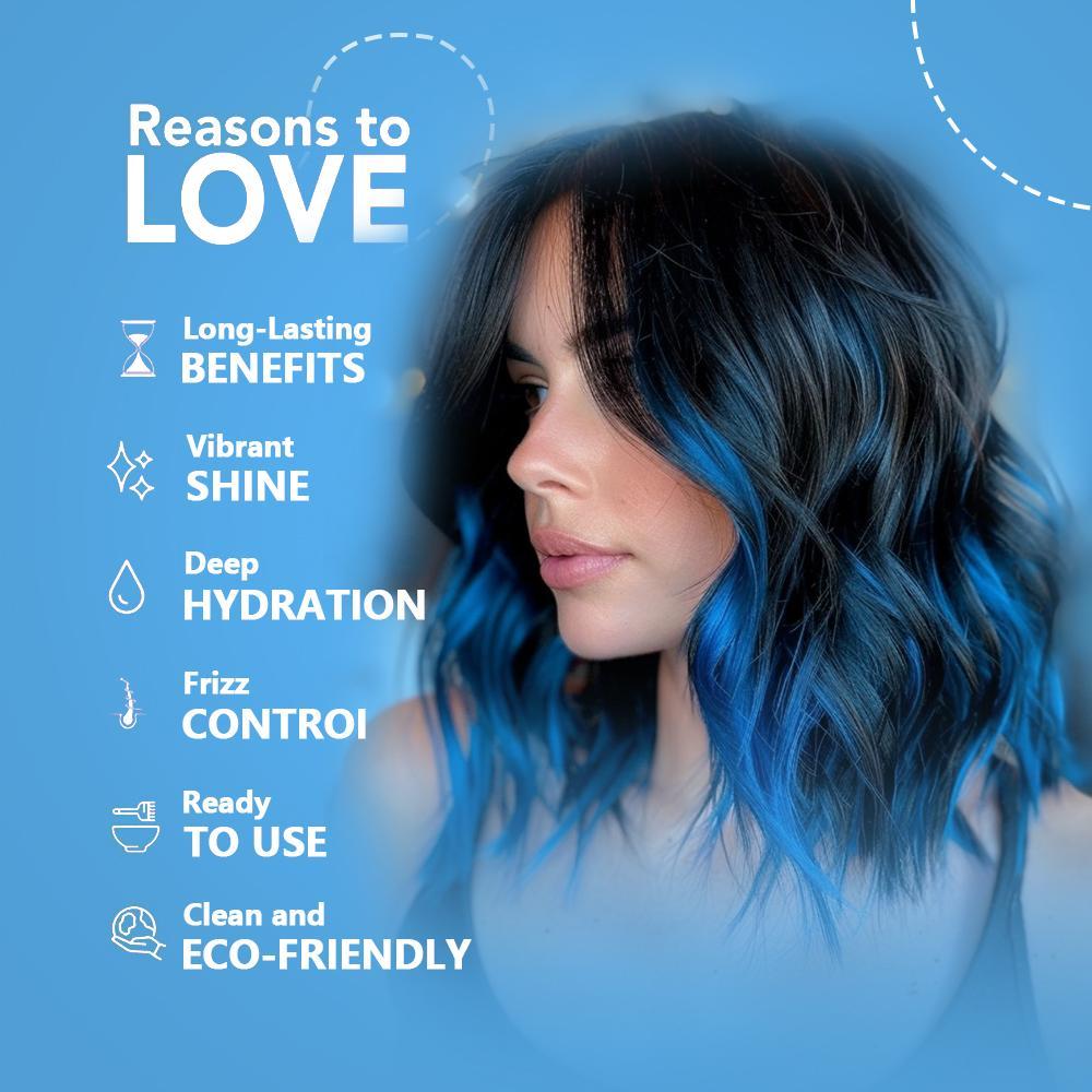 Temporary Hair Dyeing Cream, Hair Coloring, Long Lasting Hair Dyeing Mousse, Easy Application for Parties and Cosplay, Hair Styling Product for Men and Women, Unisex, Unisex Formula