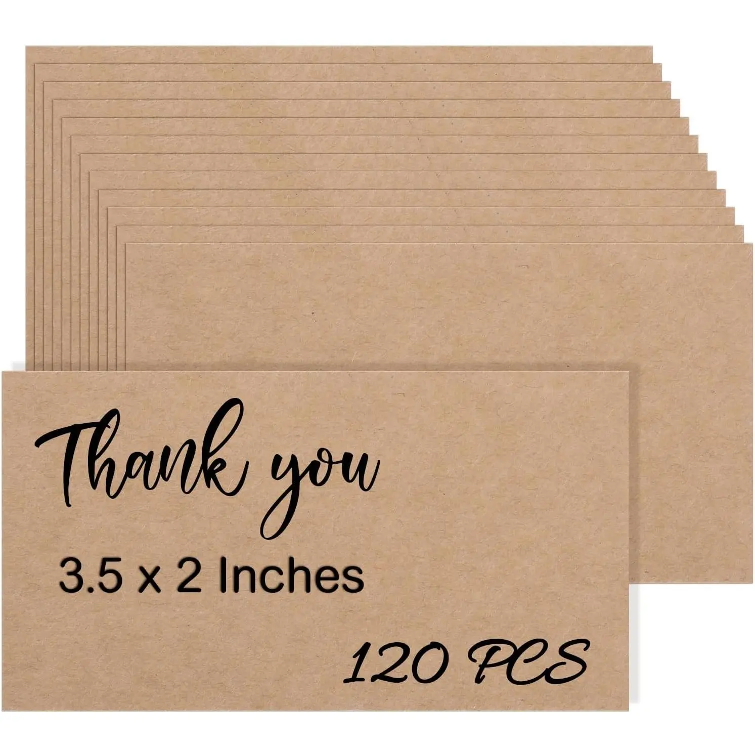 120 Pack Mini Note Cards, 3.5”x2” Blank Business Cards  Paper - Small Cards for School Office  Notes, Thank You Cards, DIY Labels, Flashcards and  Tags
