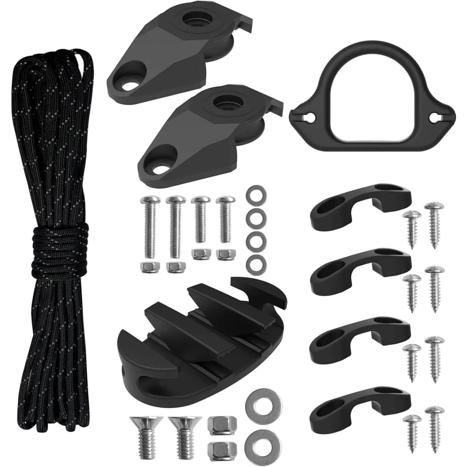 2005 kayak anchoring pulley kit, suitable for kayaks, monohulls, and water sports