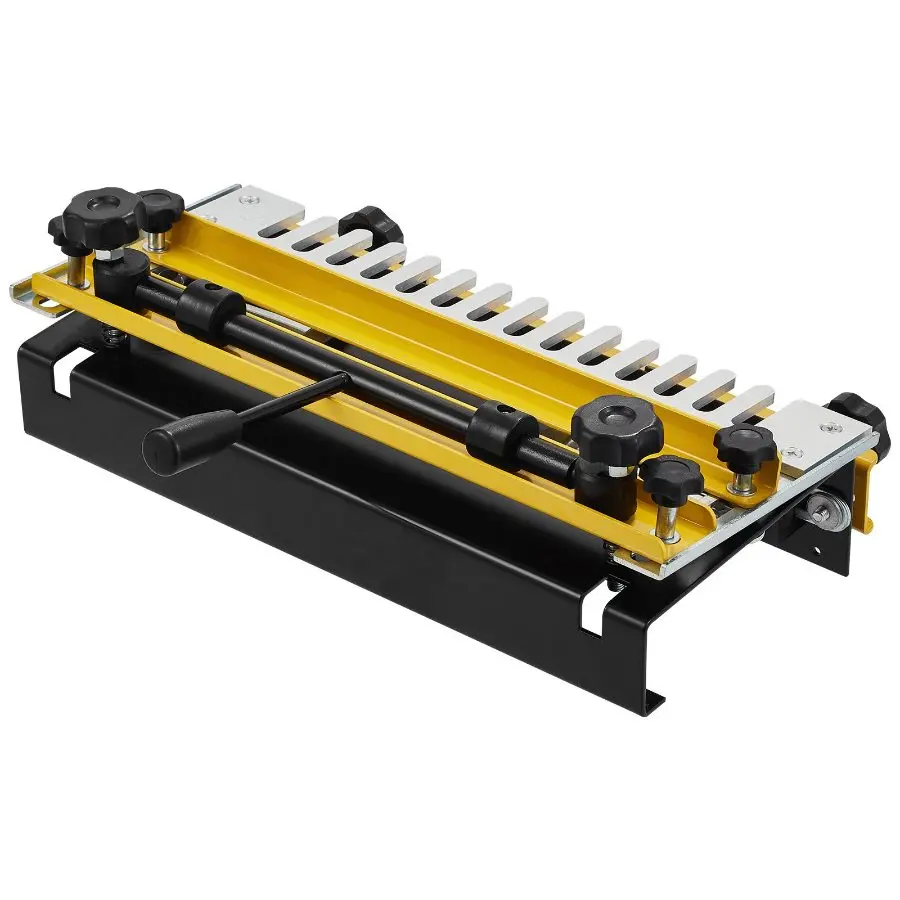 VEVOR Dovetail Jig, 12 in Width, Dove Tailing Router Jigs with 4 Router Bits 3 Templates, Precise Alignment Dove Tail Jig, Mortise and Tenon Woodworking Tools for Furniture Wood Cabinet Making