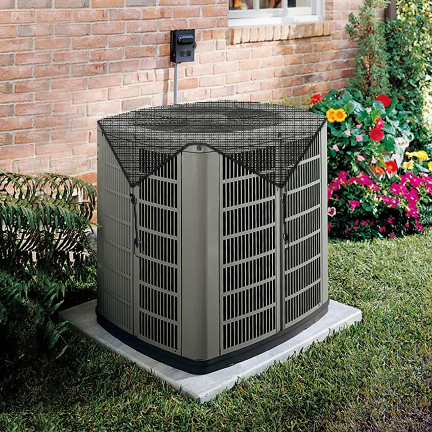 36" X 36" Air Conditioner Cover for Outside Units Central A/C Unit Mesh Shade Cover Outdoor AC Compressor Condenser Top Cover