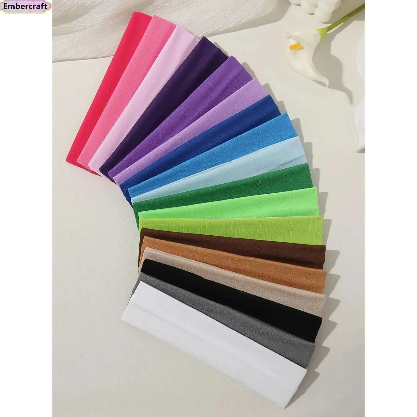 Aesthetic Women's Sports Headbands, Viral Multicolor Non-Slip Hair Bands with Stretchy Comfort Fit, Sweat-Wicking Workout Accessories, Must-Have Active Lifestyle Essential for Pilates, Yoga, Running & Everyday Wear, Soft Sports Headband, Headbands For Wom